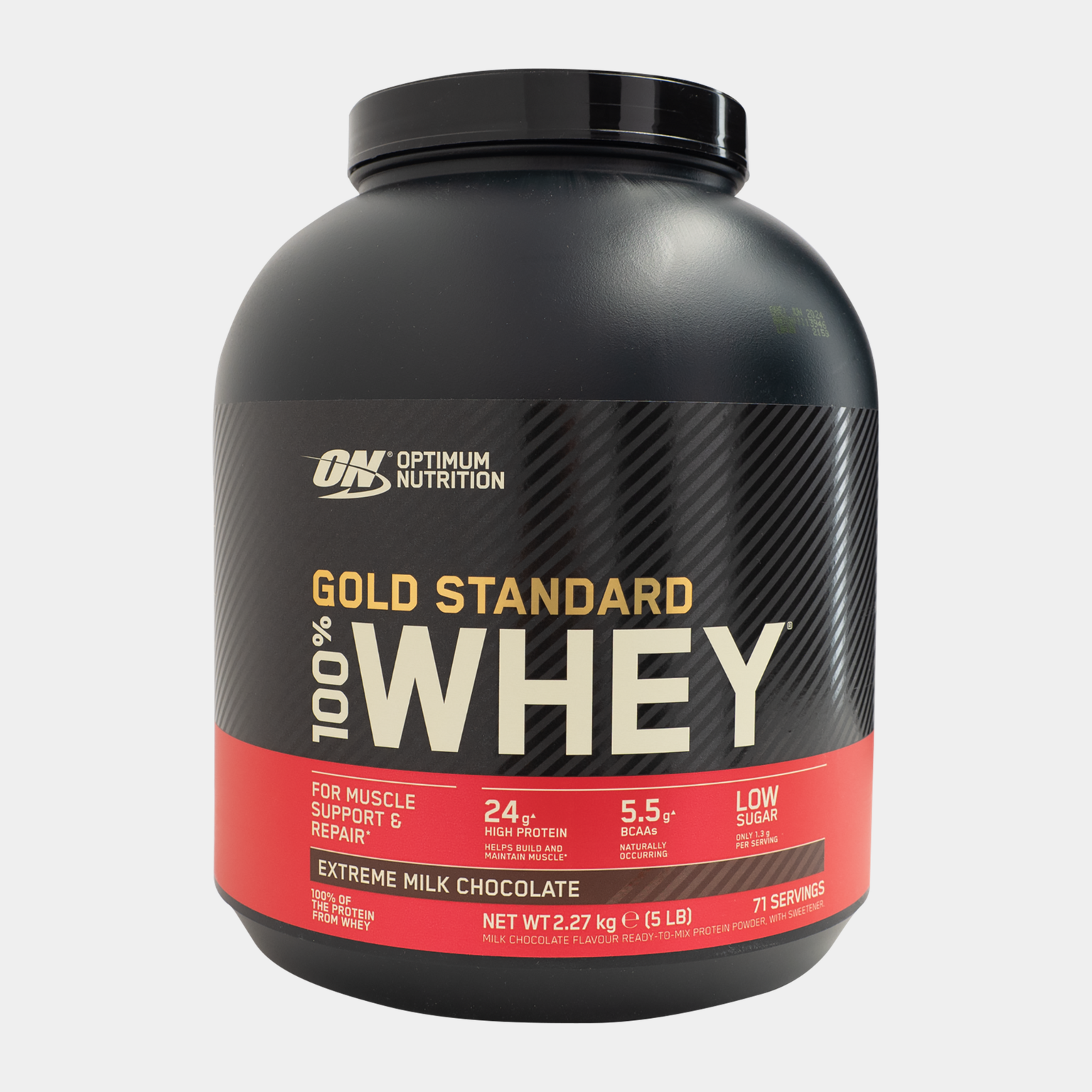 100 % Vassle Gold Standard 2270 g, proteinpulver - full image 1