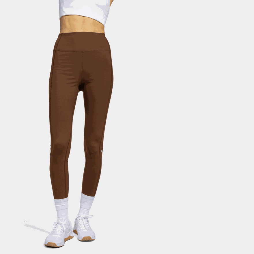 Brushed Tights, träningstights, dam - full image 1