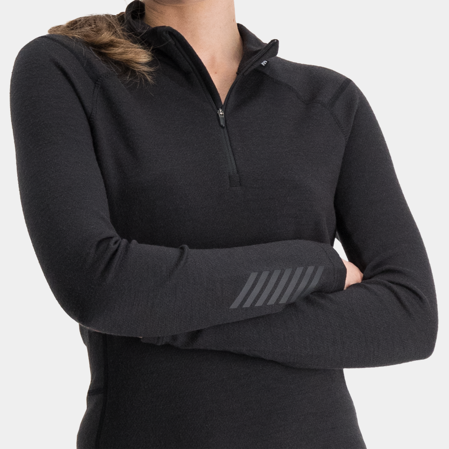 Lifa Merino Midweight 1/2 Zip, ulltröja dam - full image 3