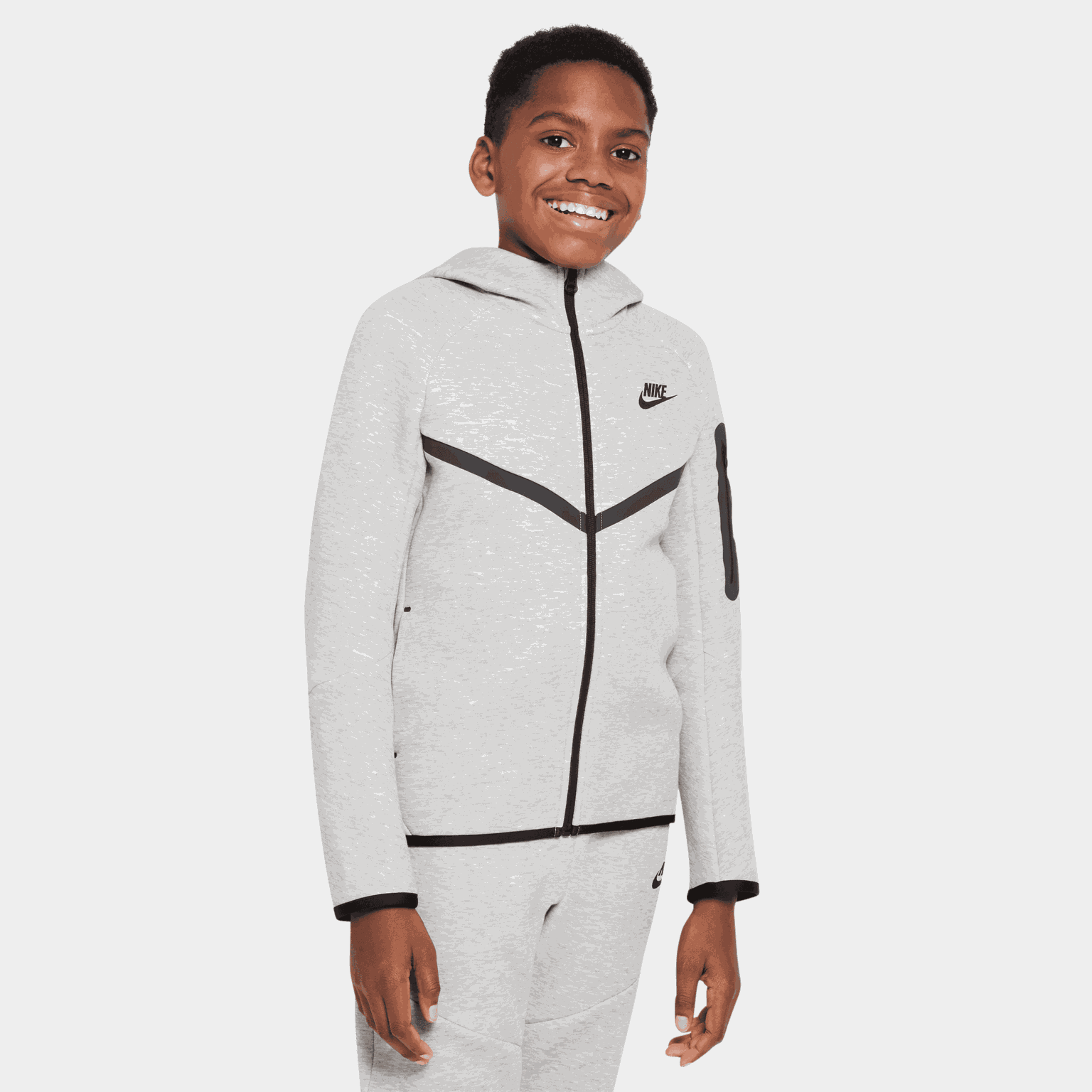 Sportswear Tech Fleece Big Kid, huvjacka, barn - full image 2