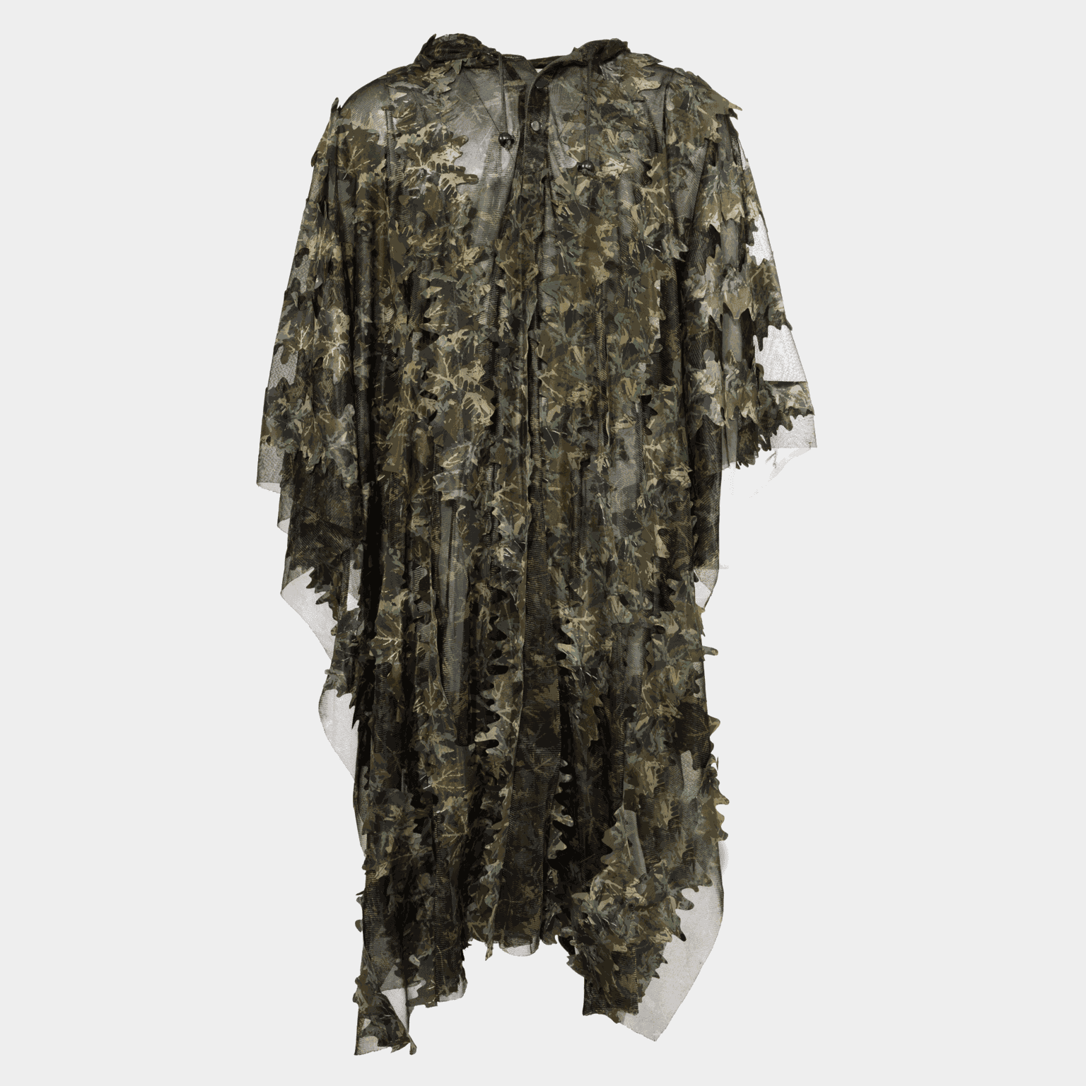 Syringa Camo Leaf Poncho, kamouflageponcho - full image 1