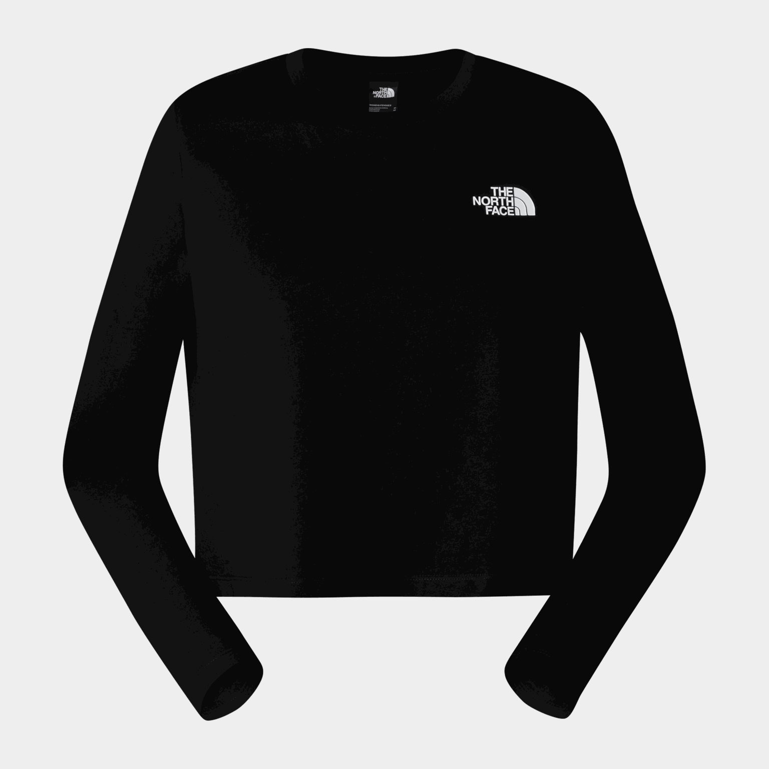 L/S Simple Dome Crop Tee - full image 1