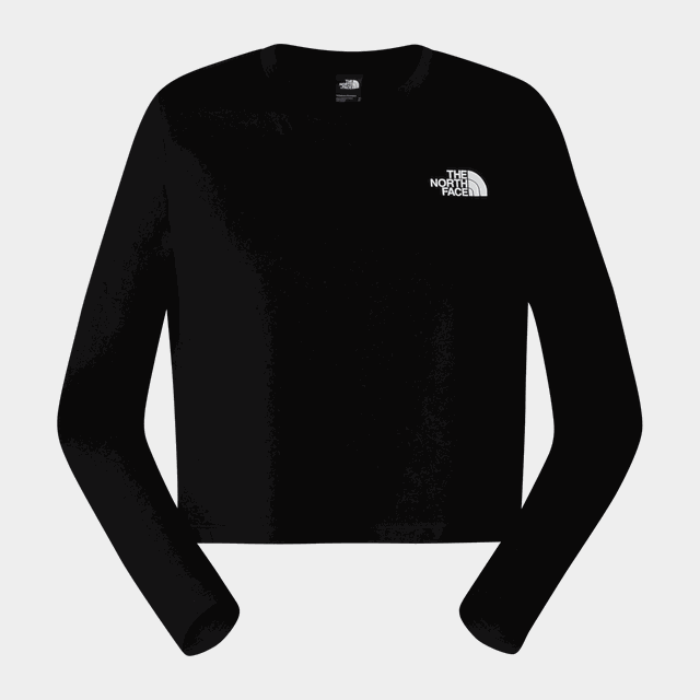 L/S Simple Dome Crop Tee - Fritids-T-Shirt