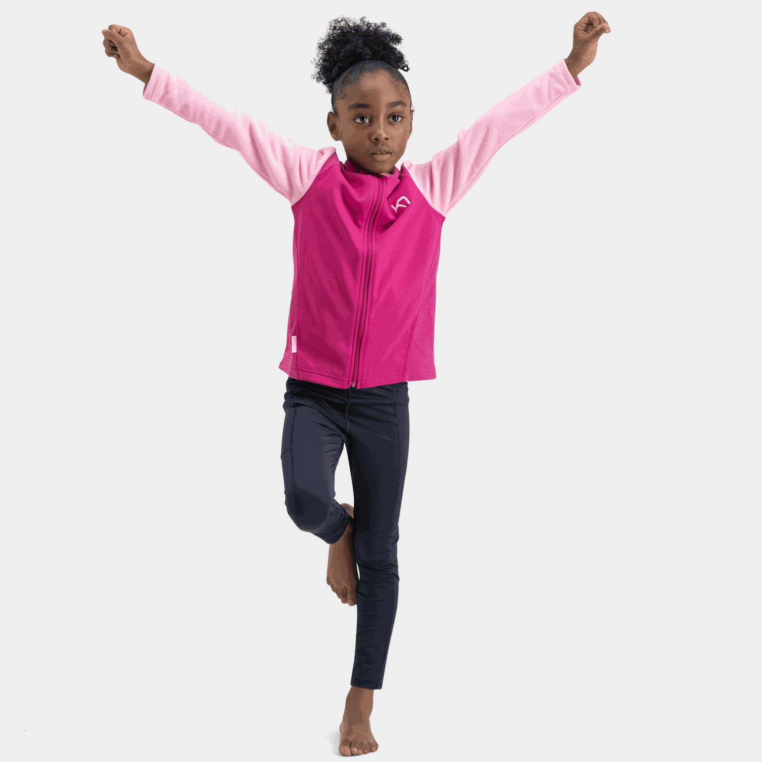 Full Zip Fleece Jacket, fleecejacka, barn - full image 4
