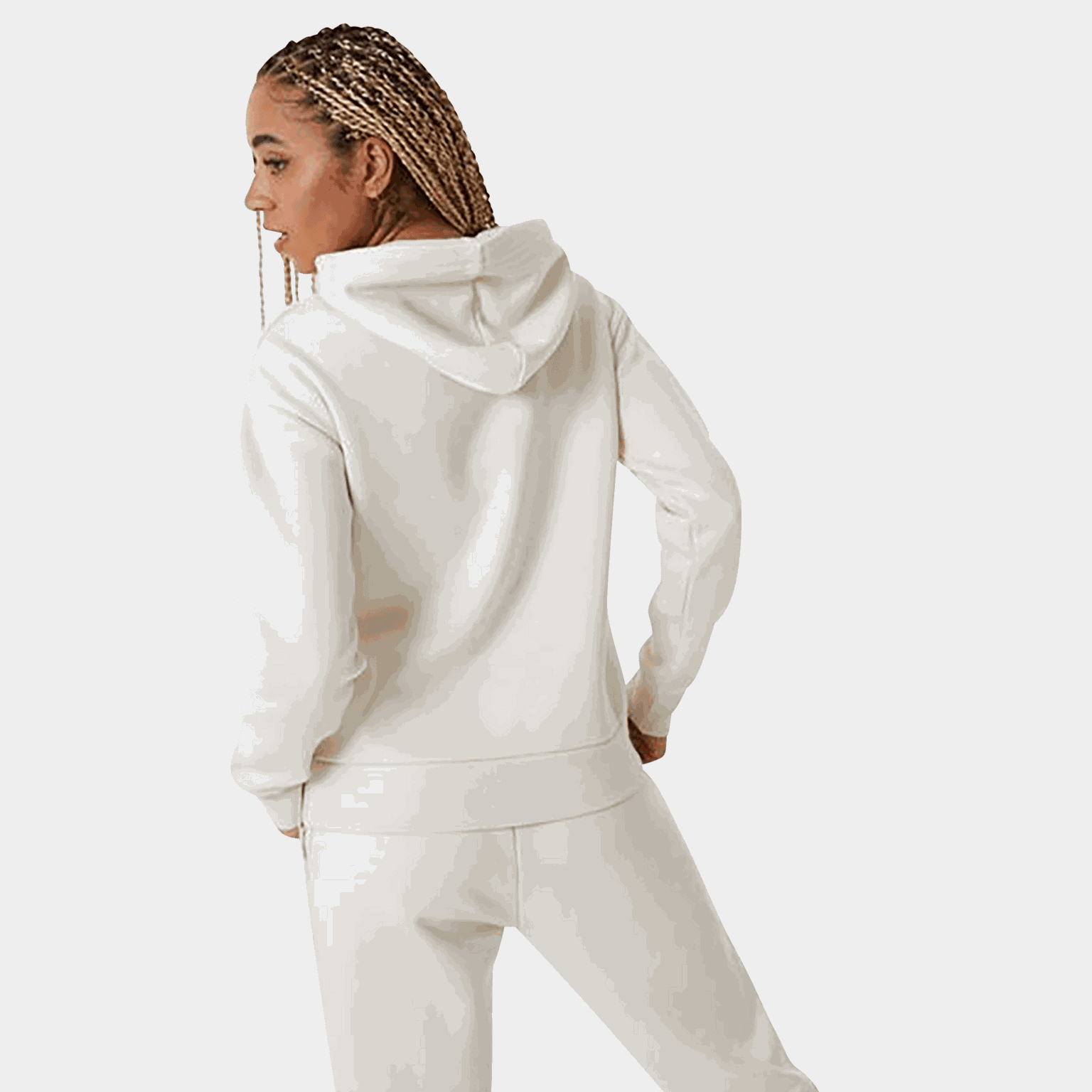 Classic Logo Hoodie, huvtröja, dam - full image 2