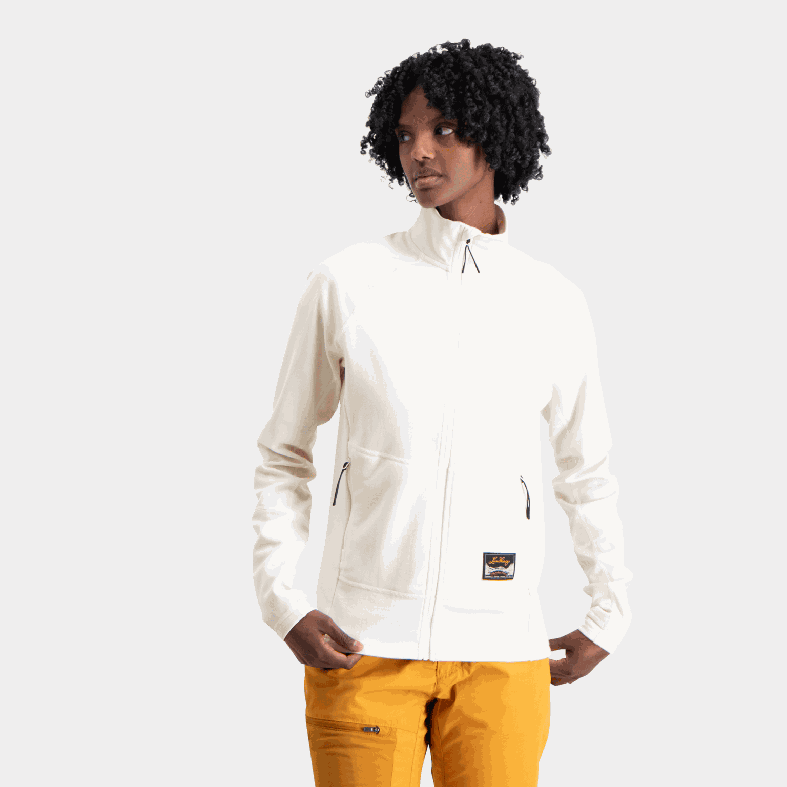 Tived Merino Full Zip ulljacka, dam - full image 1