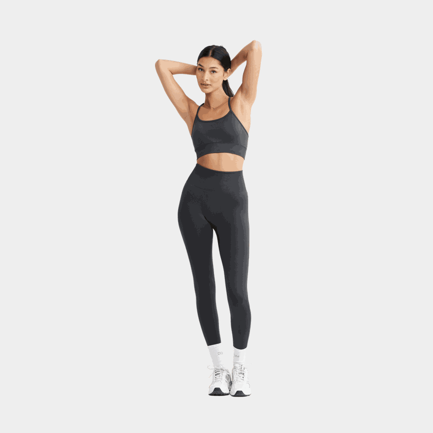 Signature seamless tights, träningstights, dam - full image 3