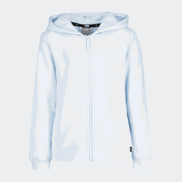 Essential Small Logo Full Zip, hoodie, barn - Fritidströjor