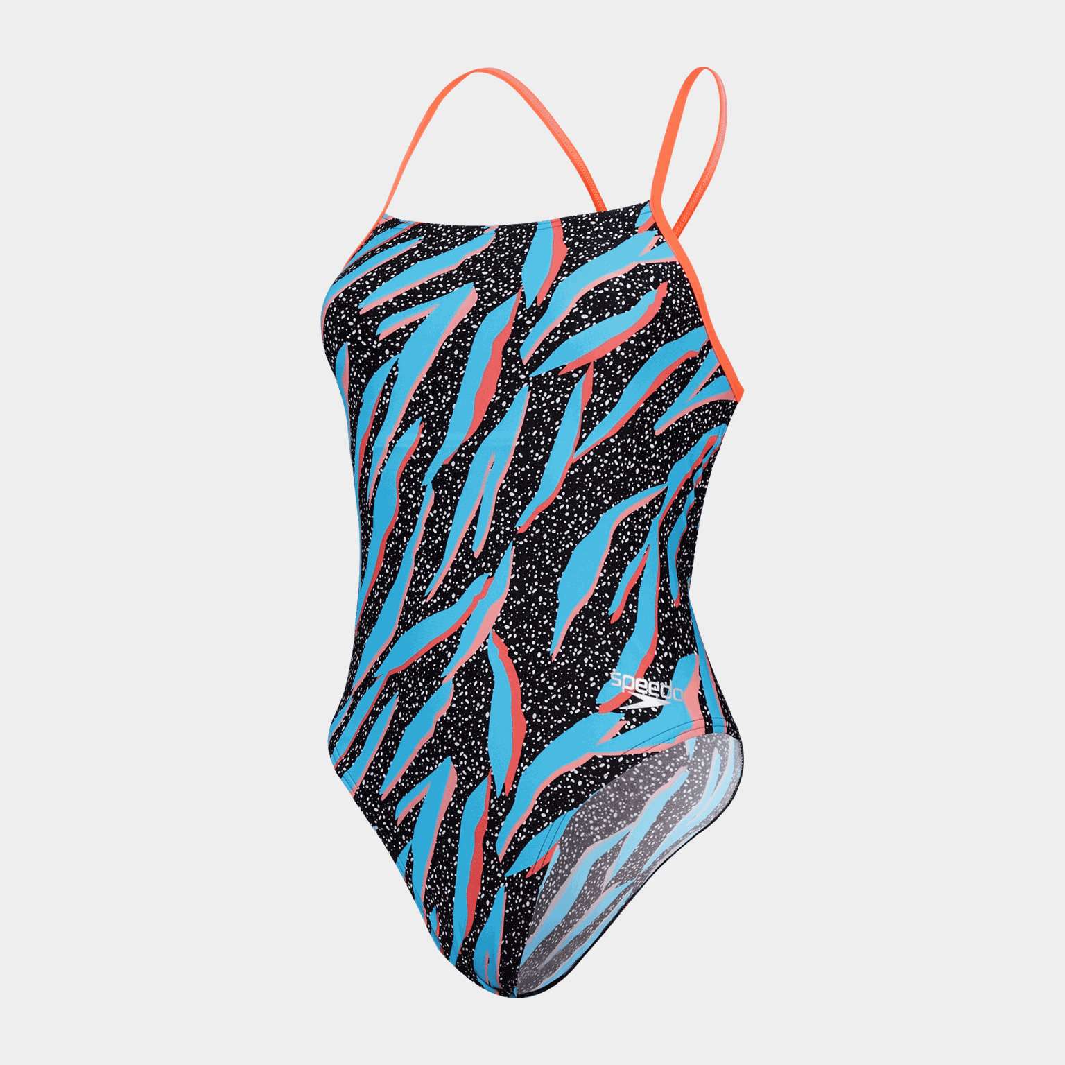 Womens Allover Digital Lattice Tie-Back, baddräkt, dam - full image 1