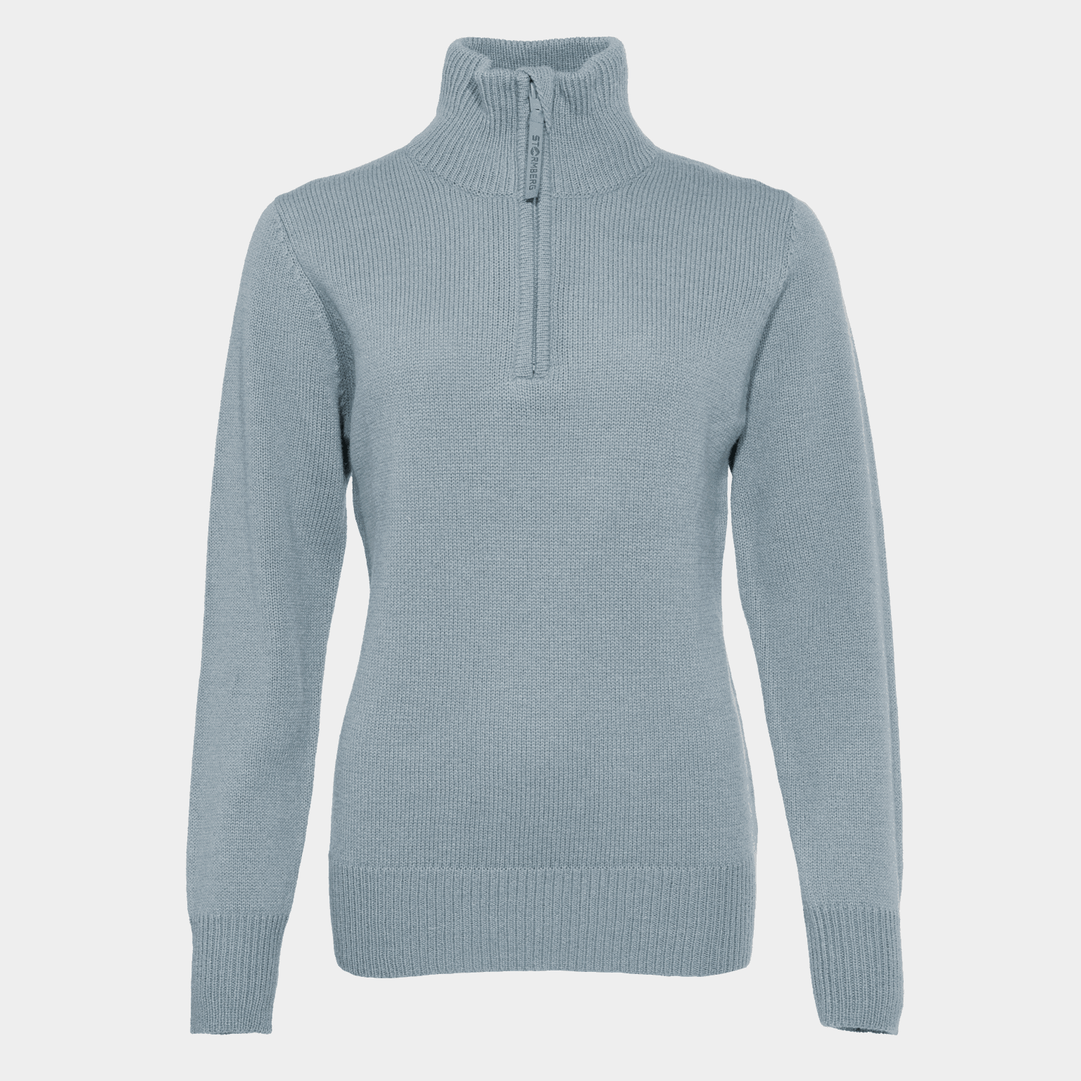 Nordfjord Half Zip Knitted Sweater ulltröja, dam - full image 1