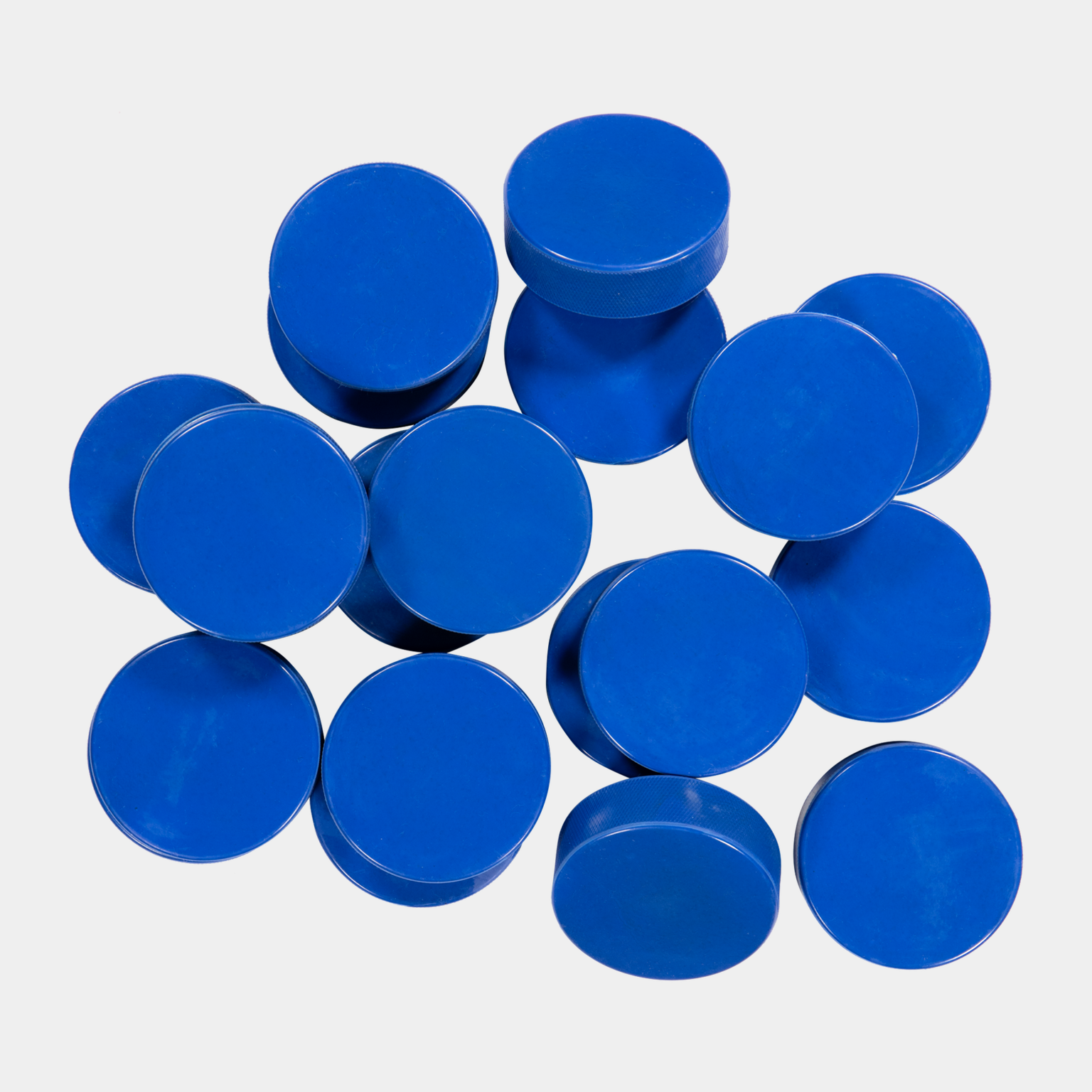 Hockeypuck blue lightweight 100 pack, hockeypuck - full image 1