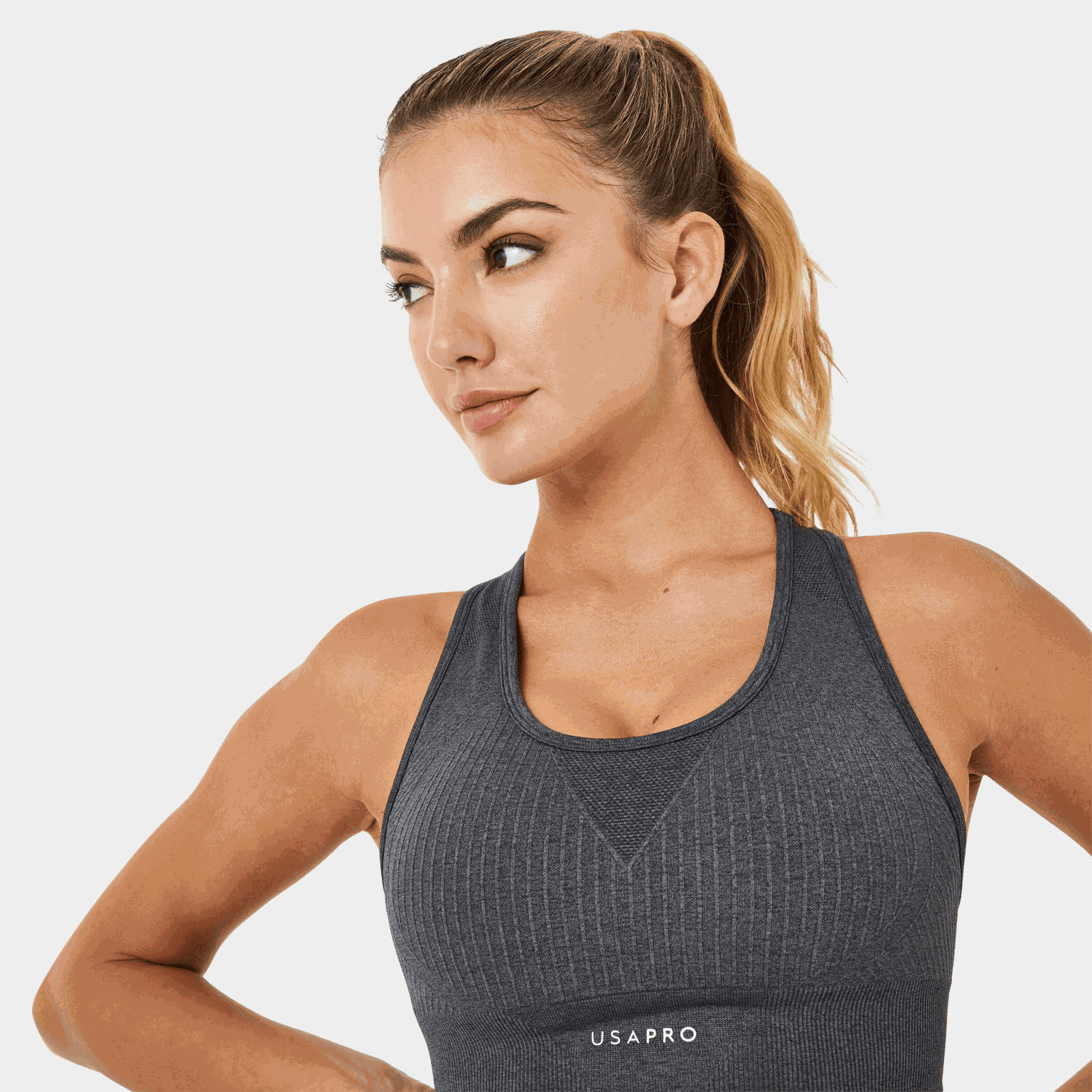 Seamless Crop Bra, sport-bh, dam - full image 1