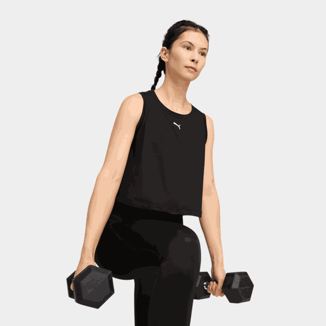 CLOUDSPUN SLEEVELESS TANK - SHORT, träningslinne, dam - Linnen