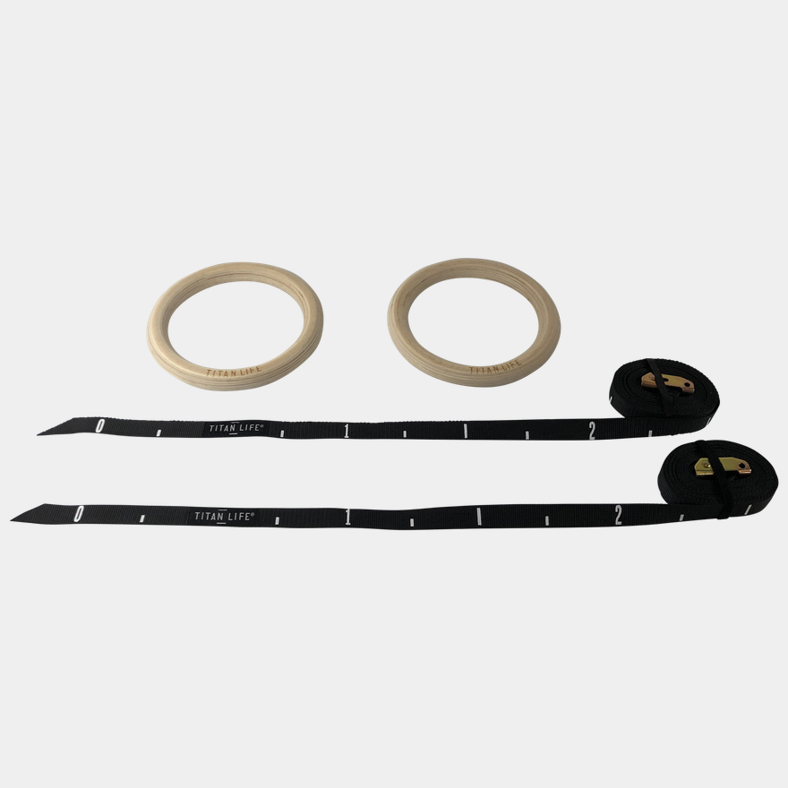 Wooden Gymrings, gymringar - full image 1