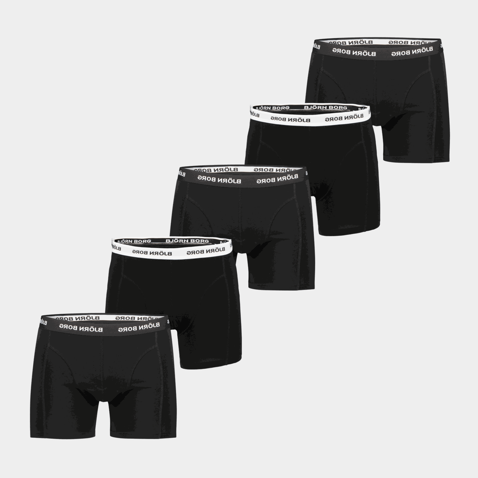 Cotton Stretch Boxer 5 PK, boxer herr - full image 1