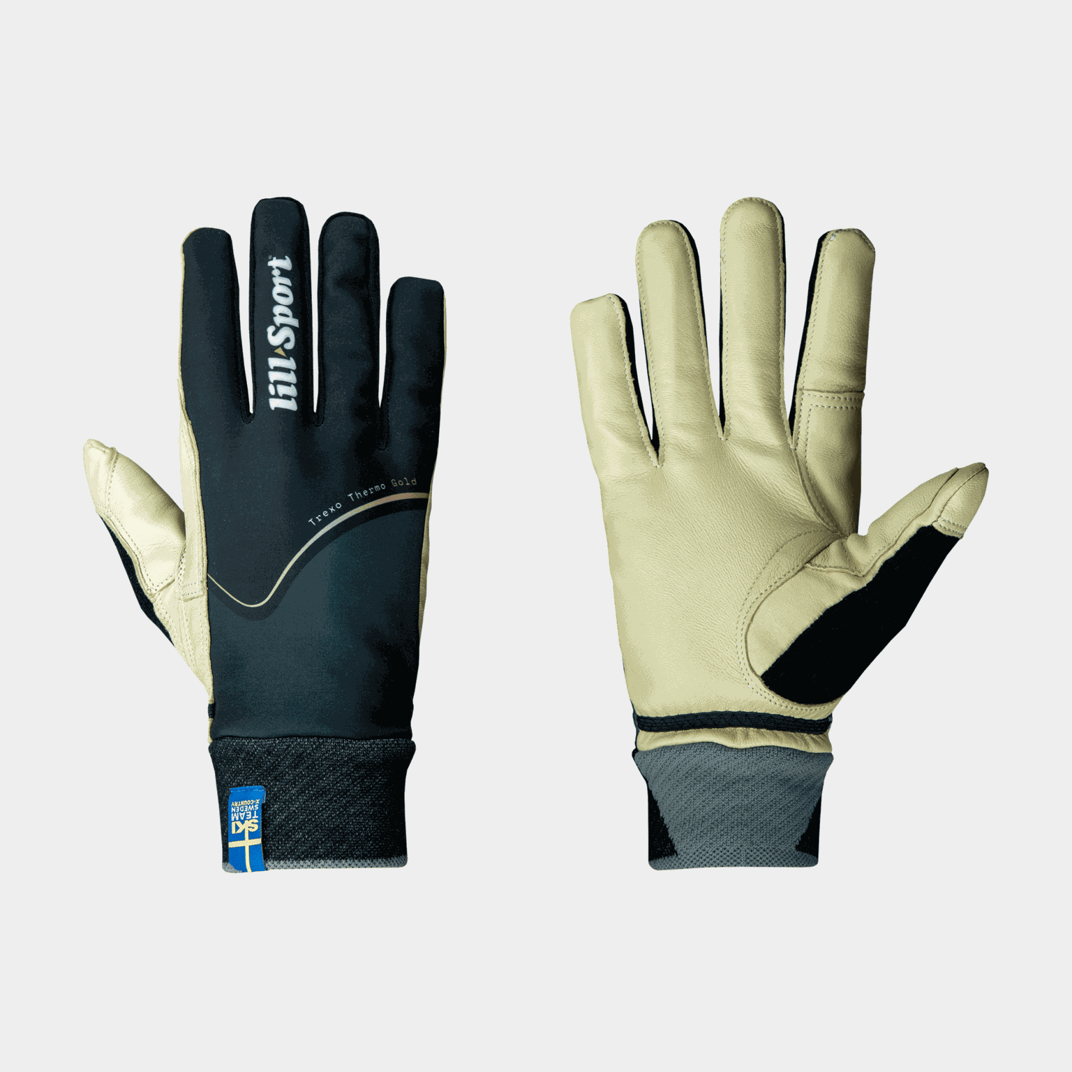 Lill Sport Glove Trexo Thermo Gold 26/27, längdåkningshandskar, unisex - Längdhandskar