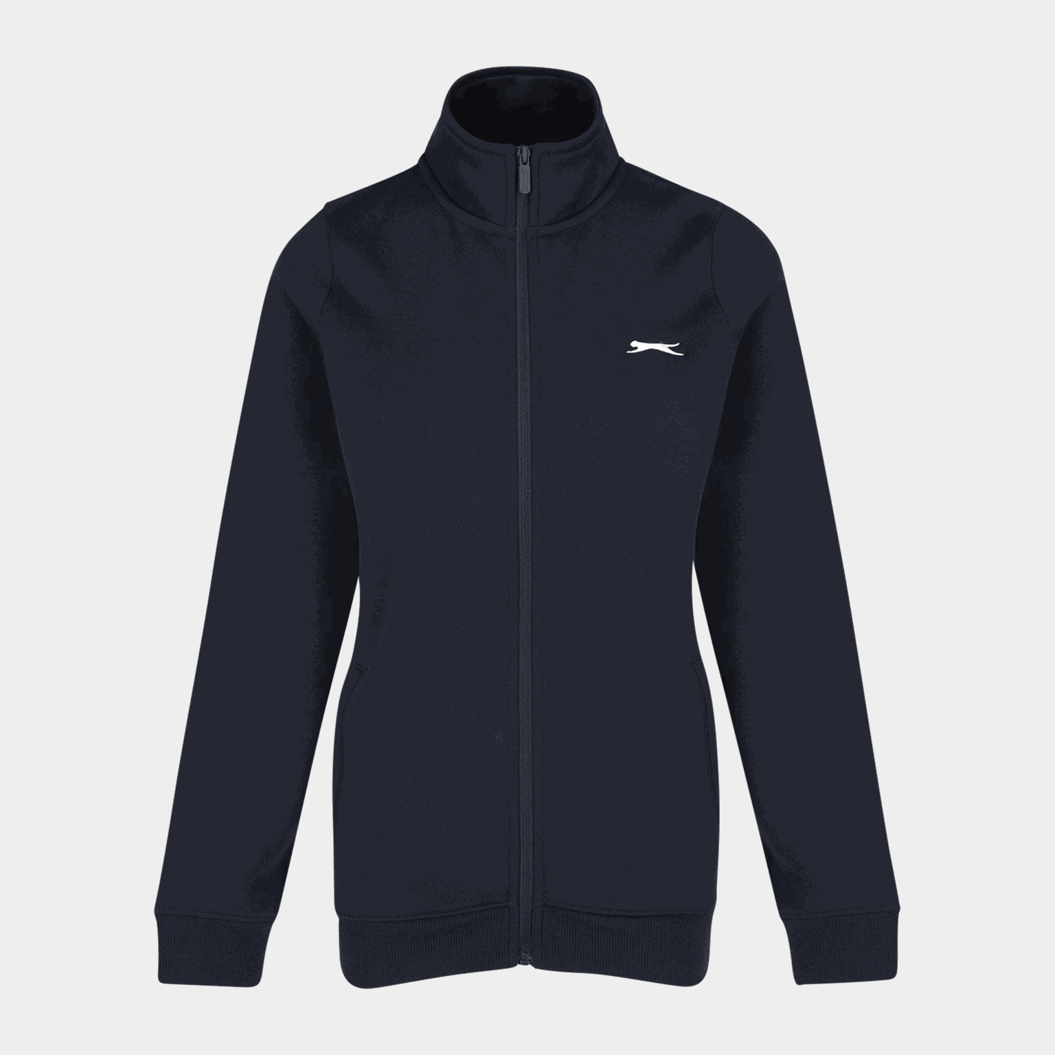 Fitted Zip Through Jacket, tröja, dam - full image 2