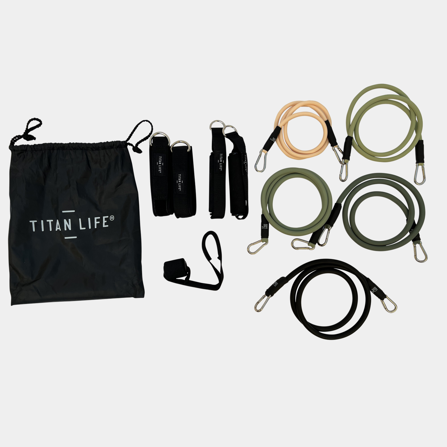 Exercise Tube Set, motståndsband set - full image 1