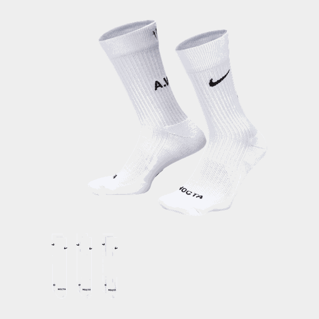 U Snkrsox Crew 3Pr-160 Nocta - Bomullsstrumpor