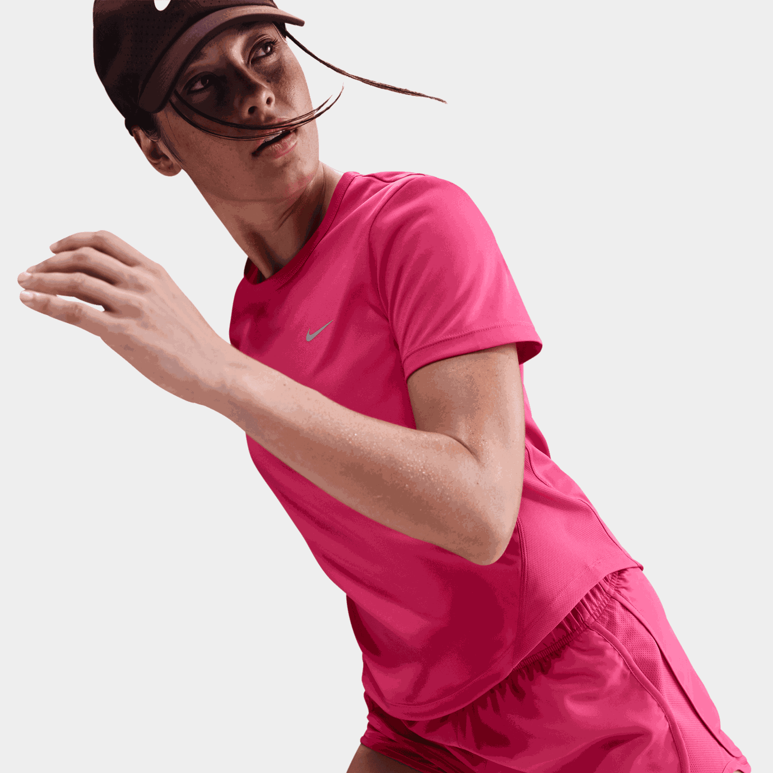 Tempo Dri-FIT Short Sleeve Top, träningströja, dam - full image 2