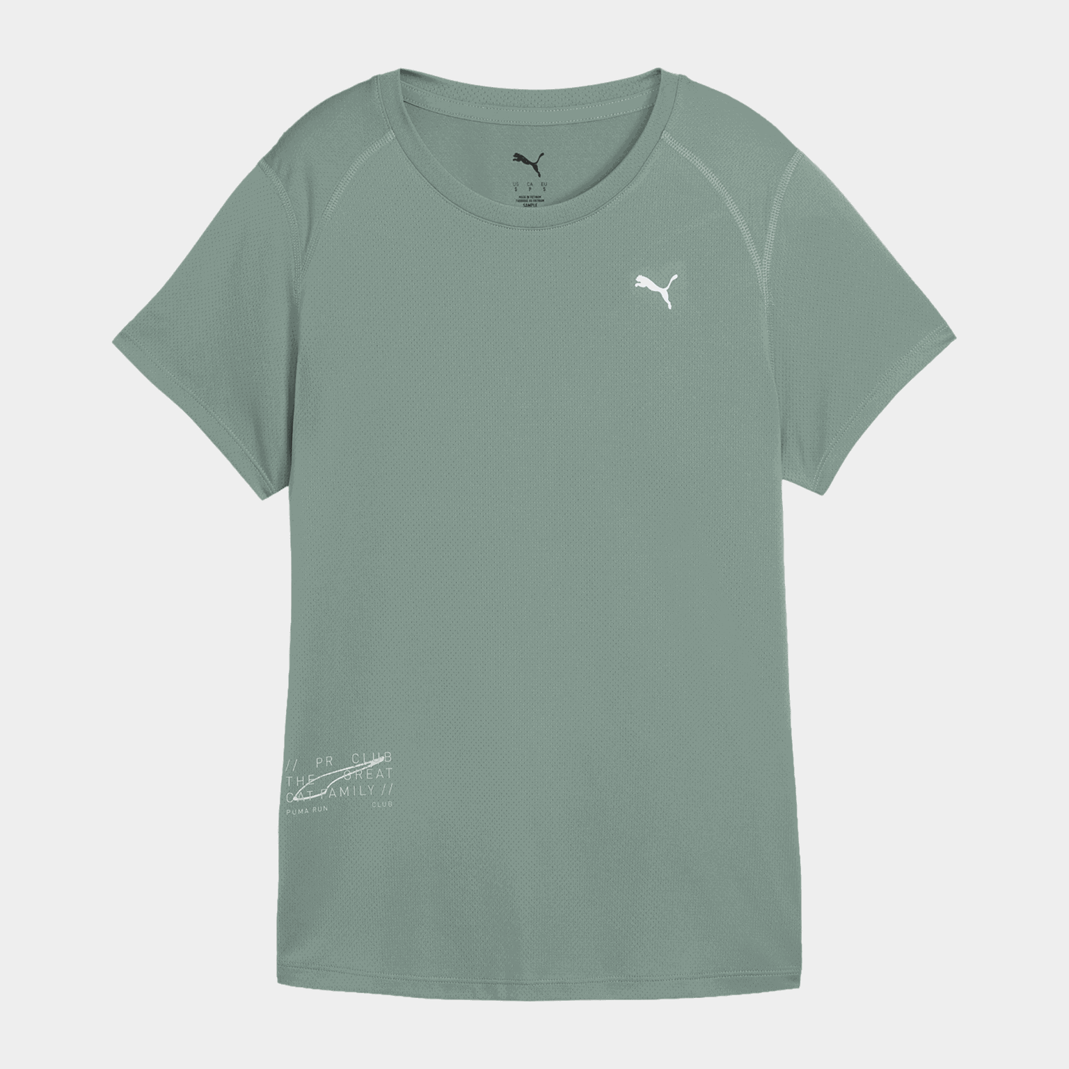 RUN GRAPHIC MESH TEE?, träningströja, dam - full image 1