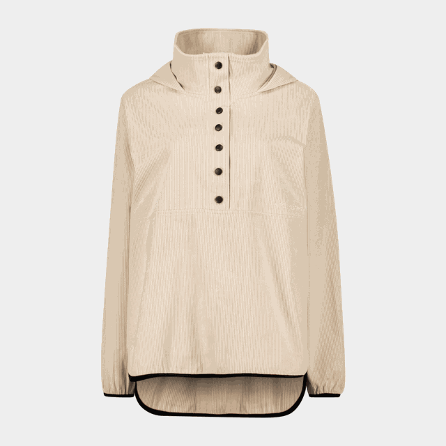 Tøyen Cord Hood Poncho poncho, dam - Softshelljackor