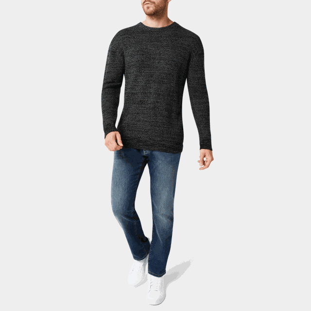 2Col Knit, tröja - Hoodtröjor
