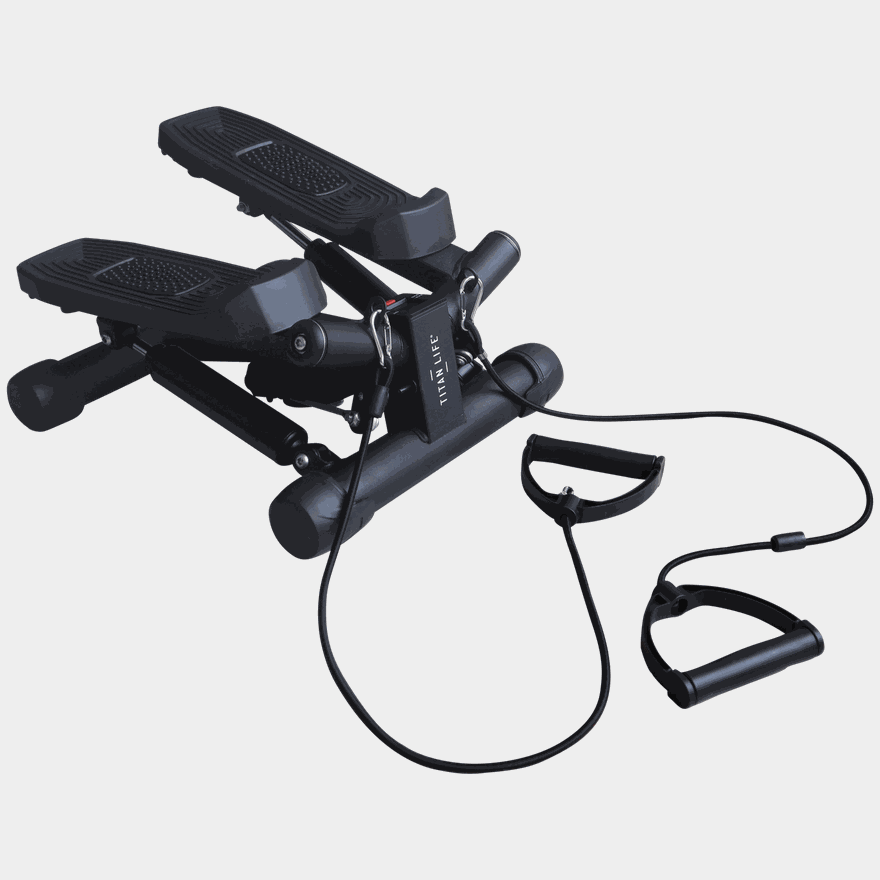 Mini Stepper With Resistance Tubes, mini stepper med motståndsband - full image 3