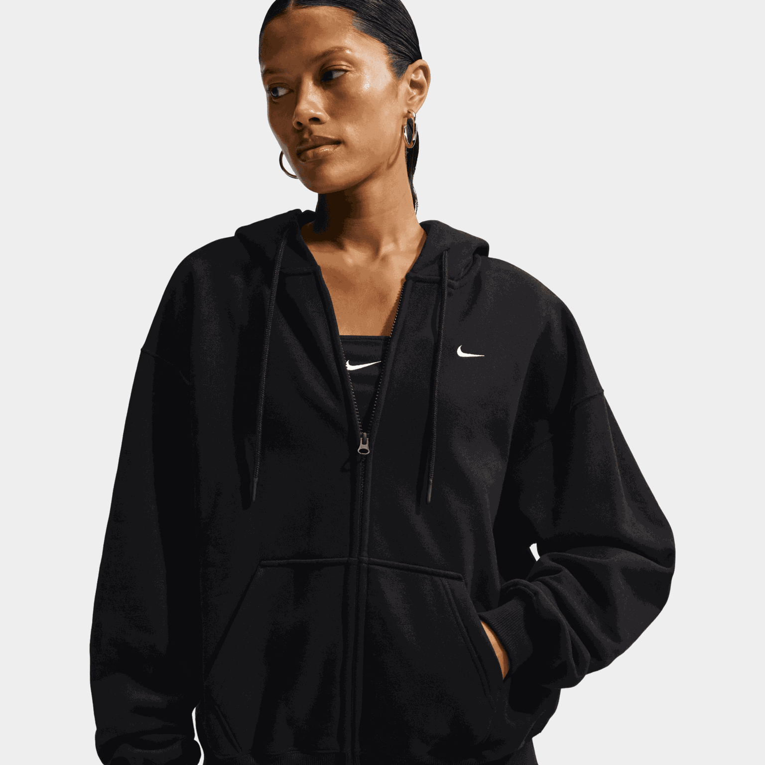 Studio Fleece Medium Weight Wo, huvjacka, dam - Hoodtröjor