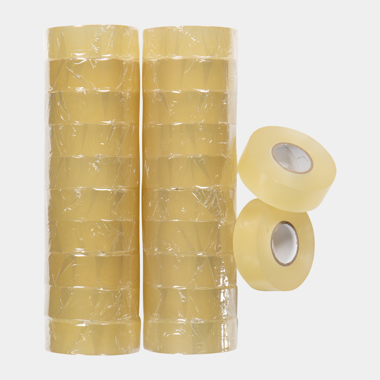 Shinguard tape PVC 25mmx20m clear 120 pack, hockeytejp - full image 1
