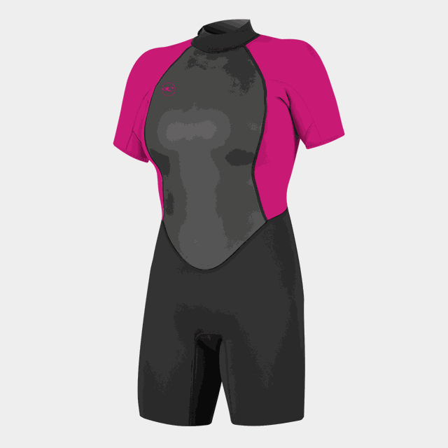 Reactor 2mm Back Zip Short Sleeve Spring, våtdräkt, dam - Våtdräkt