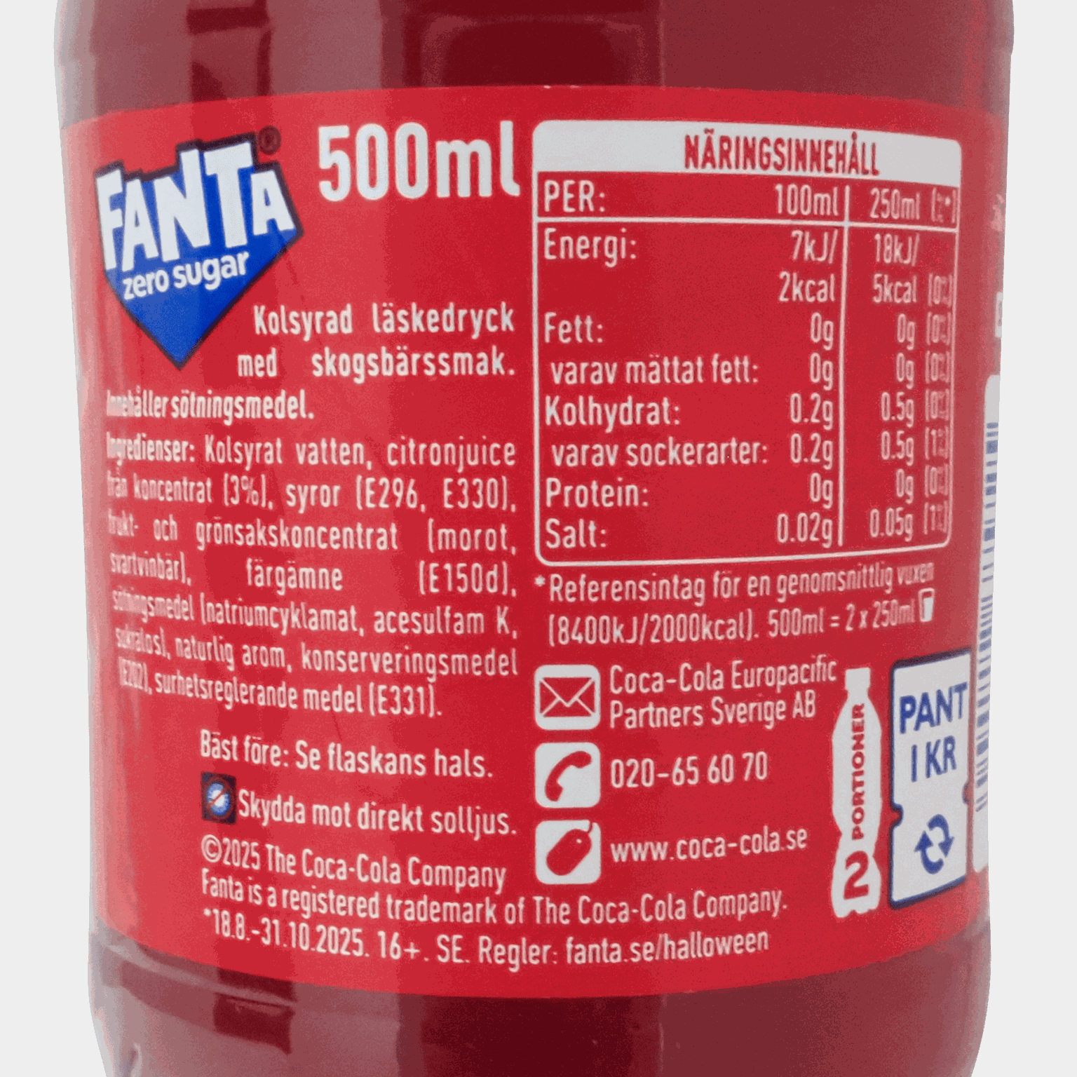 Fanta Zero Sugar Forest Berries, läsk - full image 3