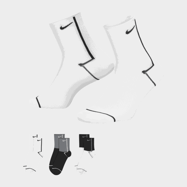 Ed Plus Low Ankle, strumpor, unisex - Bomullsstrumpor