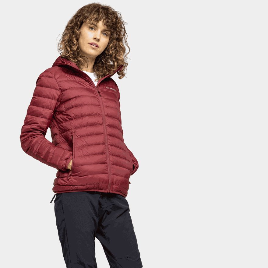 Stavfjell Down Hood Jacket, dunjacka, dam - full image 2