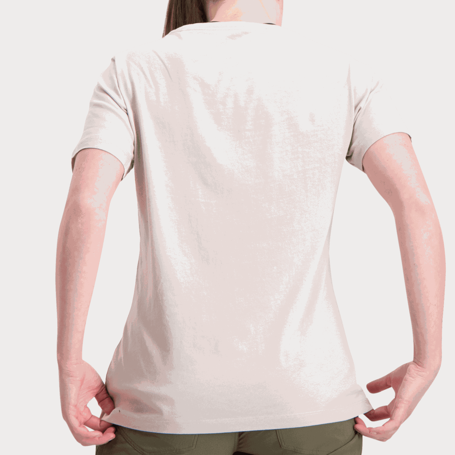 /29 cotton duotone T-shirt, dame - full image 2