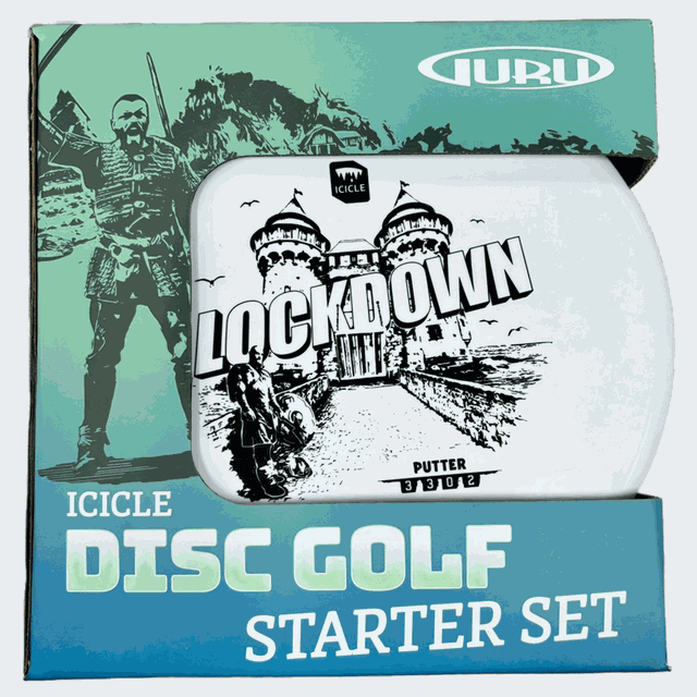 Icicle Disc Golf Starter Set. frisbeegolf-kit - Set