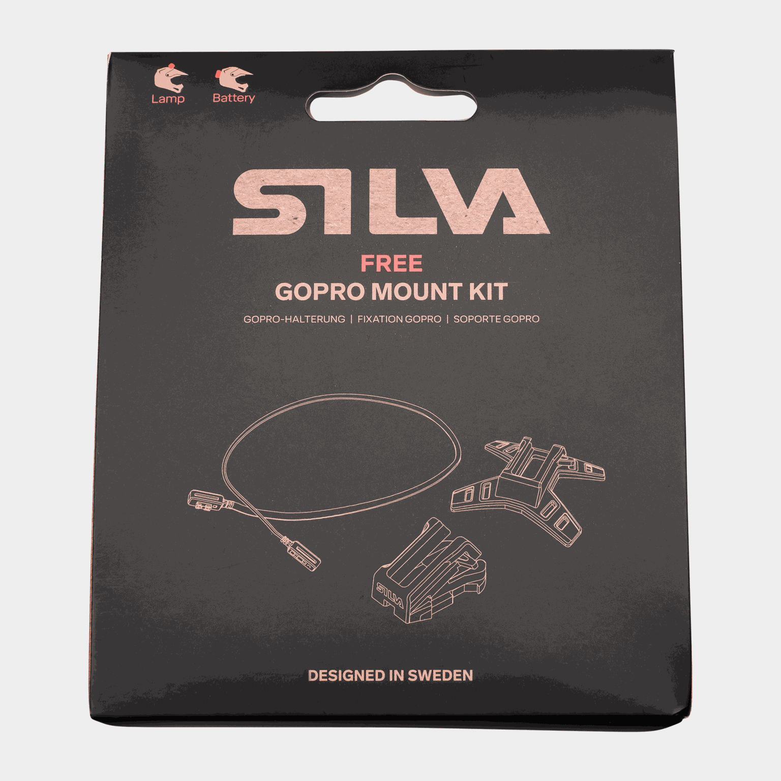 Free GoPro Mount Kit, gopro-fäste, pannlampa - full image 1