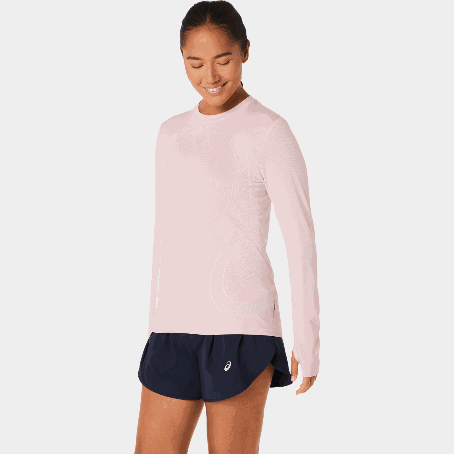 Road Seamless Long Sleeve Top, träningströja, dam - full image 2