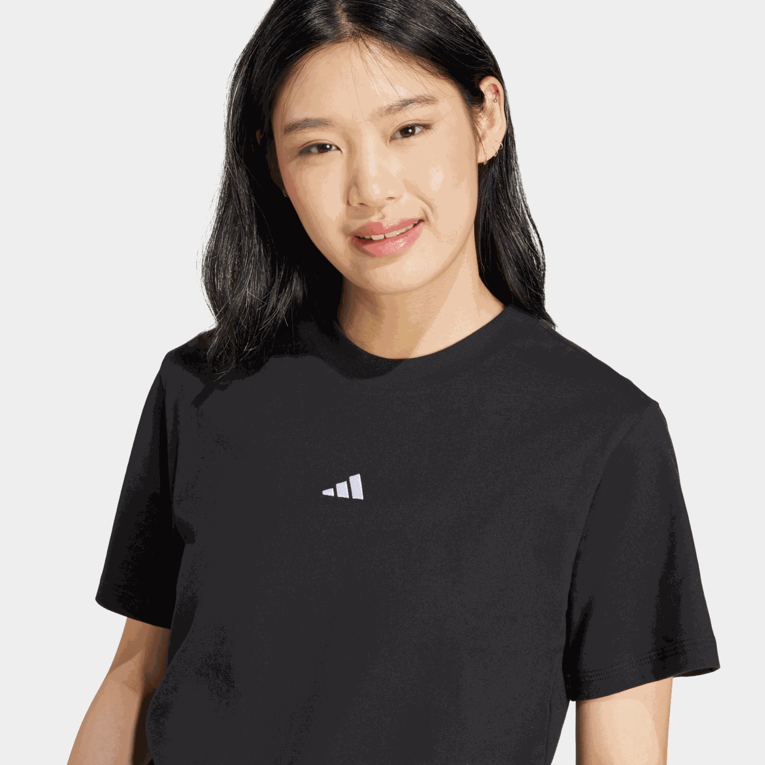 Essentials Small Logo Cotton T-Shirt, t-shirt, dam - full image 4