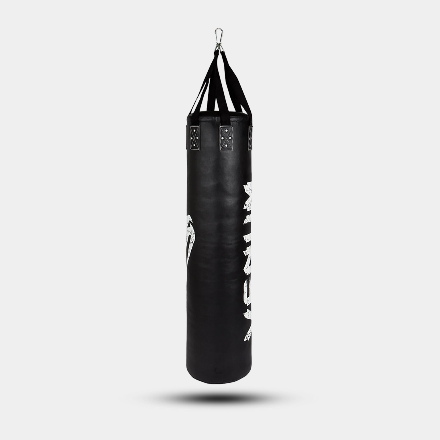 Challenger Heavy bag + Ceiling Hook - Black/White - Filled - 170cm, boxningssäck - full image 2