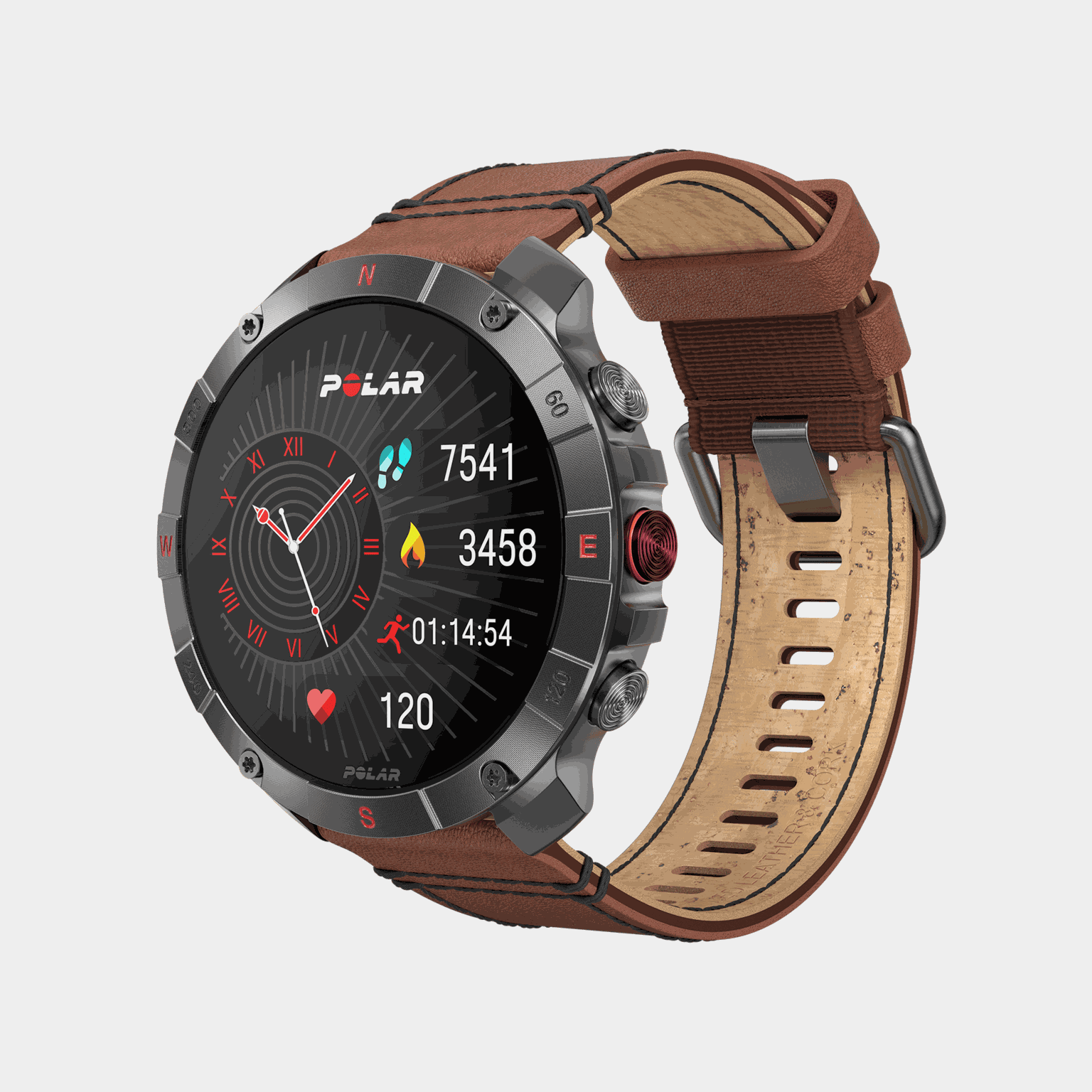 Grit X2 Pro Titanium, smartklocka, multisportklocka - full image 2