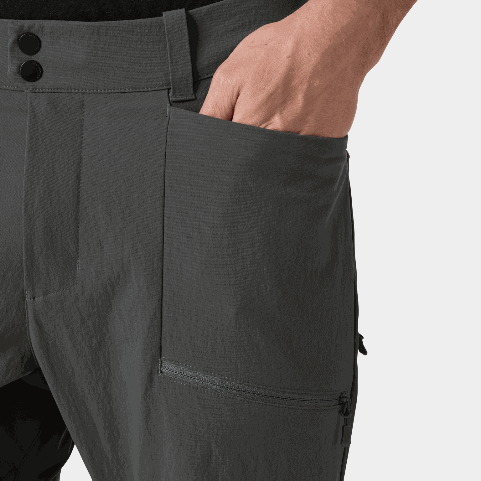 HOVDA TUR PANT, vandringsbyxor - Friluftsbyxor - Svart | XXL