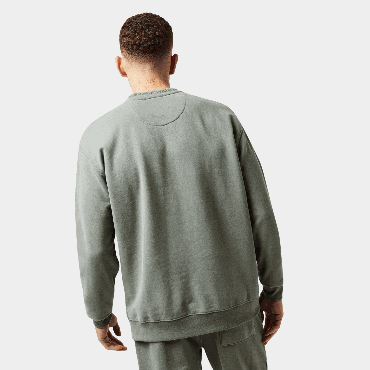 Jacquard Crew, crewneck, tröja, herr - full image 2