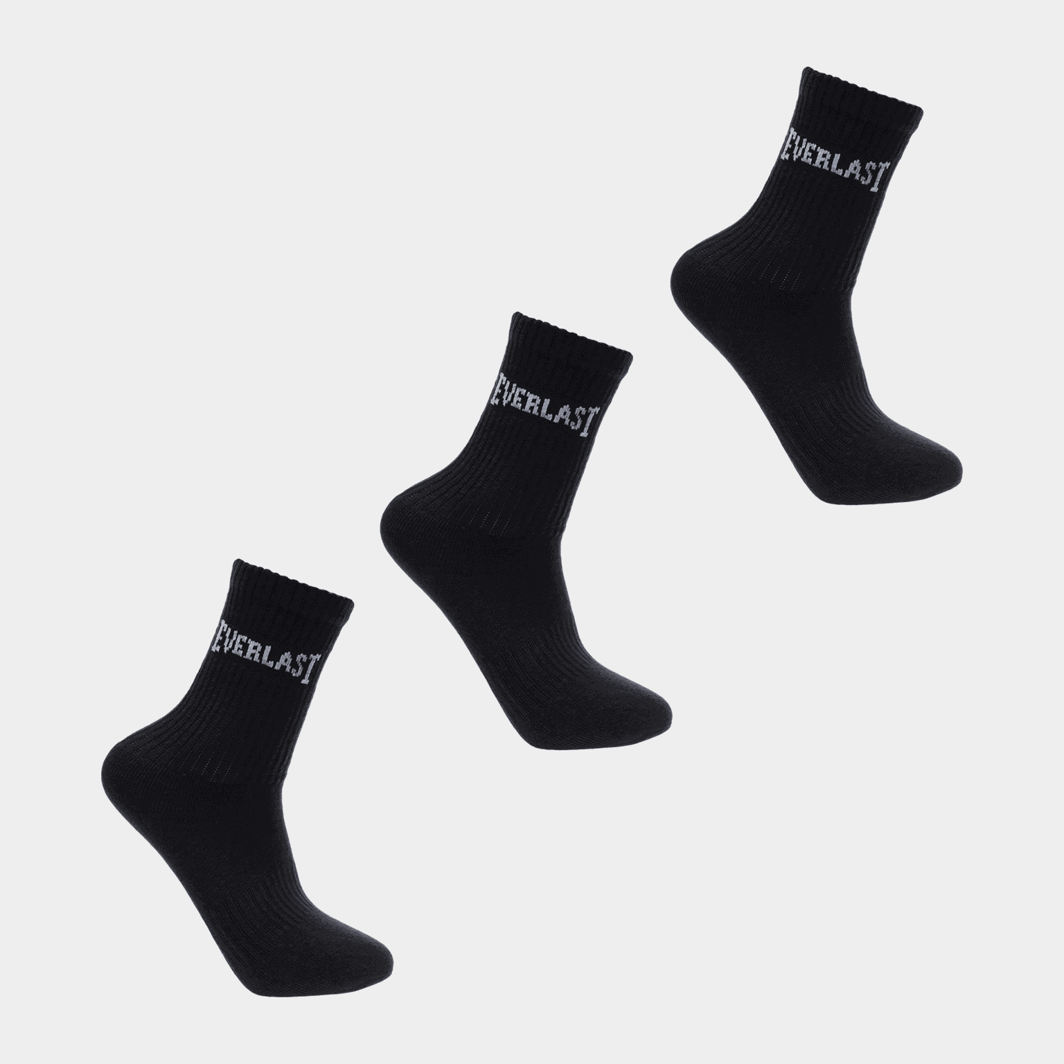 Crew Sock 3-Pk, strumpor - Bomullsstrumpor