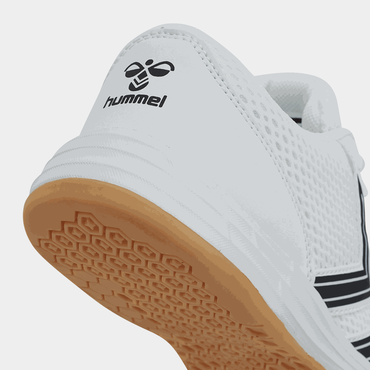 hummel Multiplay Flex LC Jr, uniseks gymschoenen voor kinderen en jongens, Wit Zwart, 31