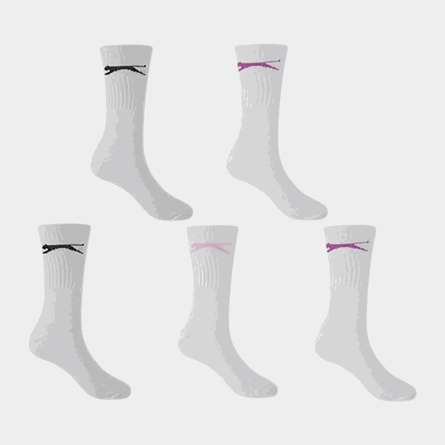 5Pk Crew Sock, strumpor, dam - full image 1