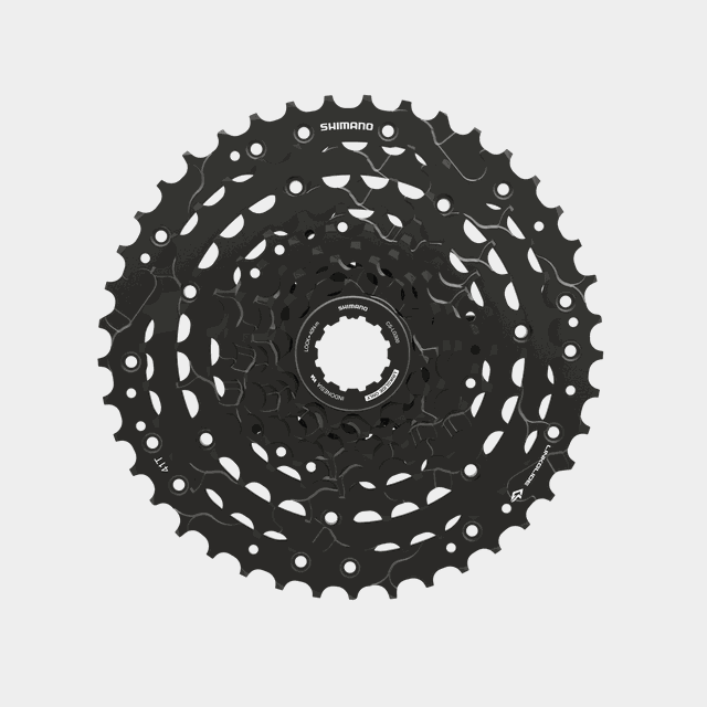 Cassette 11-41 9s CS-LG300 Cues, Shimano-kassett för elcyklar - Kassett