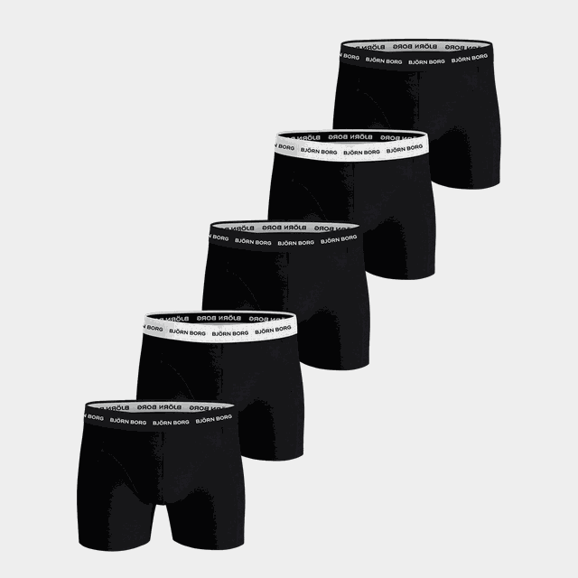 Cotton Stretch Boxer 5-pack, boxershorts, herr - Kalsonger