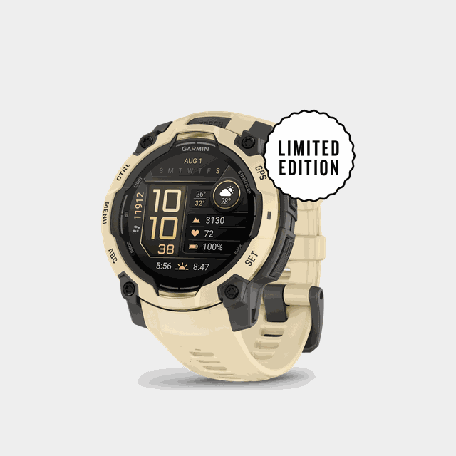 Instinct 3, 45mm, AMOLED, Citrine with Gray Accents, multisportklocka, smartklocka - Pulsklocka