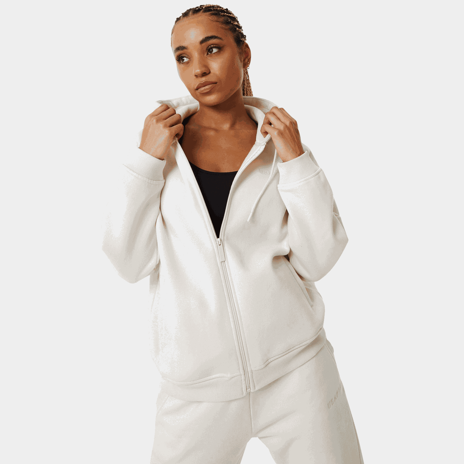 Oversized Hoodie, huvtröja, dam - full image 1